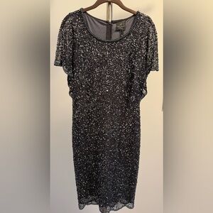 Adrianna Papell Bead &  Sequin  Dress